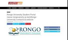 
							         Rongo University Student Portal (www.rongovarsity.ac.ke ...								  
							    