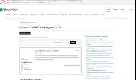 
							         roomex hotel booking website - Ireland Forum - TripAdvisor								  
							    