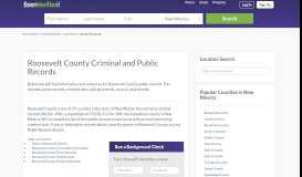 
							         Roosevelt County Arrest Records in NM - Court & Criminal Records ...								  
							    