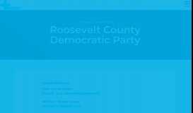 
							         Roosevelt County Democratic Party - New Mexico Democrats								  
							    