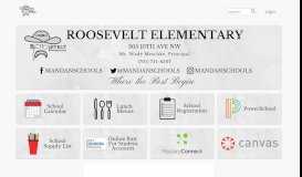 
							         Roosevelt Elementary School: Home								  
							    
