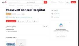 
							         Roosevelt General Hospital - Hospitals - 42121 US Highwawy 70 ...								  
							    