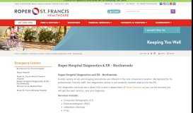 
							         Roper Hospital Diagnostics & ER - Northwoods - Roper St. Francis								  
							    