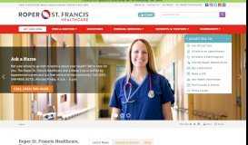 
							         Roper St. Francis: Find a Doctor or Location | Charleston, SC								  
							    