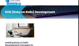 
							         RoR Development Company, Ruby on Rails Consulting | OM Infosoft								  
							    