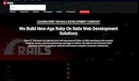 
							         ROR Development Services India: Ruby on Rails Web Development ...								  
							    