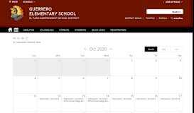 
							         Rosa Guerrero Elementary / Calendar - episd								  
							    