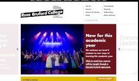 
							         Rose Bruford College: Home								  
							    