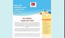 
							         Rose City Pediatrics and Urgent Care - Home								  
							    