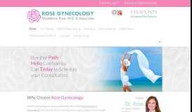 
							         Rose Gynecology: Gynecologist in Cincinnati, OH								  
							    