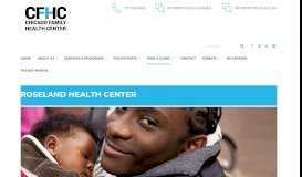 
							         Roseland Health Center – Chicago Family Health								  
							    