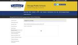 
							         Rosetta stone - Chicago Public Schools/LaSalle Language Academy								  
							    