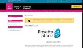 
							         Rosetta Stone – Cleveland Public Library								  
							    