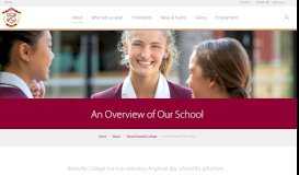 
							         Roseville College - An Anglican Girls School								  
							    