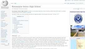 
							         Rossmoyne Senior High School - Wikipedia								  
							    