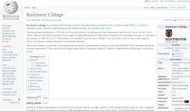 
							         Rostrevor College - Wikipedia								  
							    