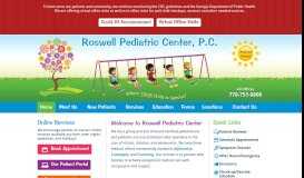 
							         Roswell Pediatric Center, P.C., Pediatricians in Alpharetta ...								  
							    