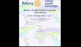 
							         Rotary D5400 Youth Exchange's YEO Portal								  
							    