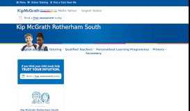 
							         Rotherham South - Kip McGrath Education Centres								  
							    