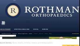 
							         Rothman Orthopaedic Institute								  
							    