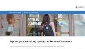
							         Rotman Commerce Career Services - Rotman Commerce								  
							    