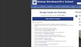 
							         Rough Guide for Parents - Bishop Wordsworth's School								  
							    