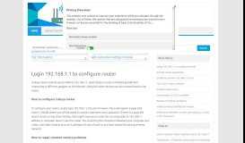 
							         Router Setup | How to Login Router Using 192.168.1.1?								  
							    