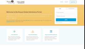 
							         Rowan Global Admissions Portal								  
							    
