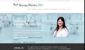 
							         Roxana Rhodes, MD: Home Page - Partners In Health								  
							    