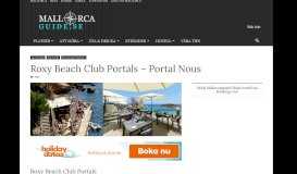 
							         Roxy Beach Club Portals - Portal Nous | Mallorcaguide								  
							    
