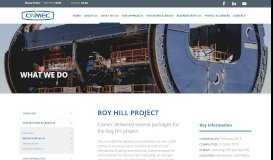 
							         Roy Hill Project | Civmec – An integrated multi-disciplinary heavy ...								  
							    