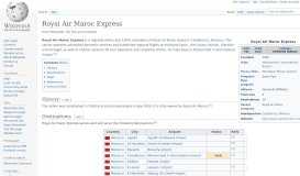 
							         Royal Air Maroc Express - Wikipedia								  
							    