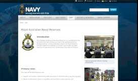 
							         Royal Australian Naval Reserves | Royal Australian Navy								  
							    