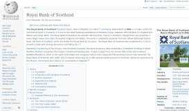 
							         Royal Bank of Scotland - Wikipedia								  
							    
