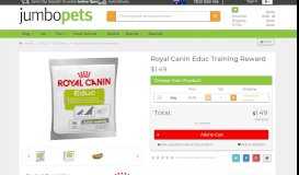 
							         Royal Canin Education Training Reward Dog - Jumbo Pets								  
							    