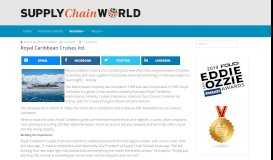 
							         Royal Caribbean Cruises Itd. - Supply Chain World								  
							    