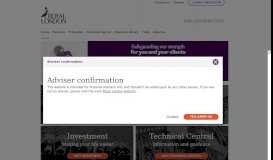
							         Royal London for advisers | Pensions | Protection | Technical ...								  
							    
