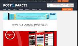 
							         Royal Mail launches employee app | Post & Parcel								  
							    