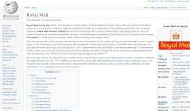 
							         Royal Mail - Wikipedia								  
							    