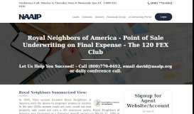 
							         Royal Neighbors of America Agent Contracting | Highest Commissions								  
							    