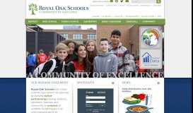 
							         Royal Oak Schools								  
							    