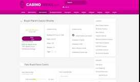 
							         Royal Planet Casino Review 2020 - CasinoFreak.com								  
							    