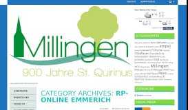 
							         RP-Online Emmerich – Seite 31 – Millingen-Online…das Portal für ...								  
							    