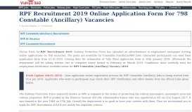 
							         RPF Recruitment 2019 Notification For 798 Constable (Ancillary ...								  
							    