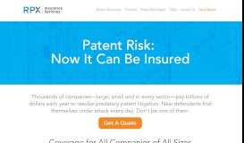 
							         RPX | Insurance Services								  
							    