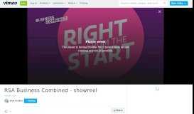 
							         RSA Business Combined - showreel on Vimeo								  
							    