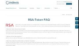 
							         RSA-Token FAQ | www.indevis.de								  
							    
