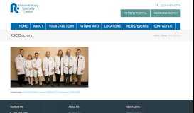
							         RSC Doctors - Rheumatology Specialty Center								  
							    