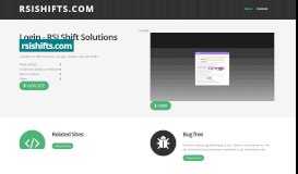 
							         RSI Shift Solutions: rsishifts.com Login								  
							    