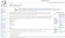 
							         RSM International - Wikipedia								  
							    